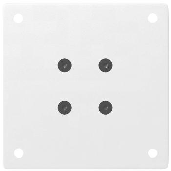 Couchtischbeine 4 Stk. Weiß 42-44 cm Stahl