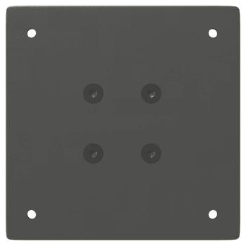 Couchtischbeine 4 Stk. Anthrazit 42 cm Stahl