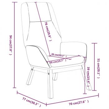 Relaxsessel Taupe Stoff