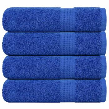 ARDEBO.de - Handtücher 4 Stk. Blau 50x100 cm 360 g/m² 100% Baumwolle