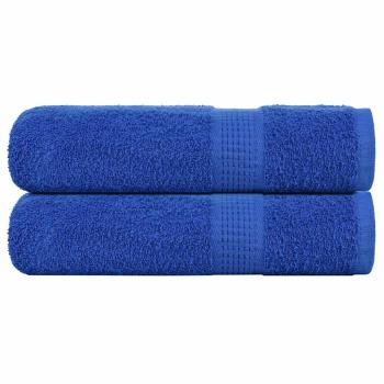ARDEBO.de - Duschtücher 2 Stk. Blau 70x140 cm 360 g/m² 100% Baumwolle