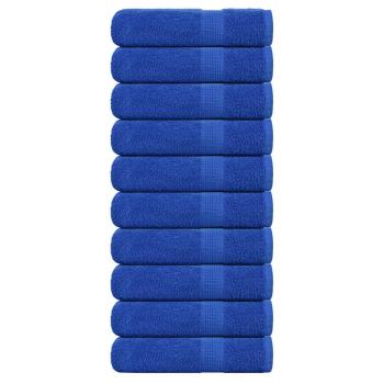 ARDEBO.de - Badetücher 10 Stk. Blau 100x150 cm 360 g/m² 100% Baumwolle