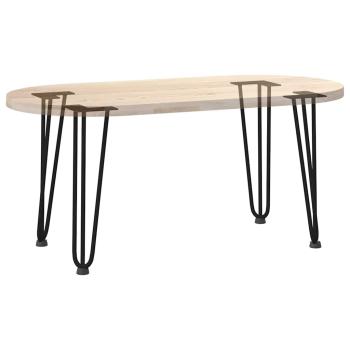 Haarnadelbeine 4 Stk. Schwarz 42 cm Massivstahl