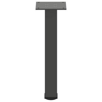 Couchtischbeine 4 Stk. Anthrazit 42-44 cm Stahl