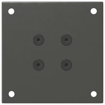 Couchtischbeine 4 Stk. Anthrazit 42-44 cm Stahl