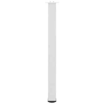 Couchtischbeine 4 Stk. Weiß 100-102 cm Stahl