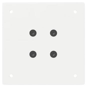 Couchtischbeine 4 Stk. Weiß 42 cm Stahl