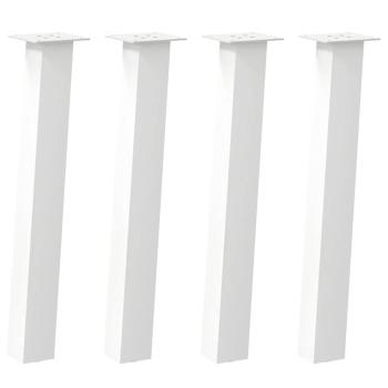 Couchtischbeine 4 Stk. Weiß 72 cm Stahl