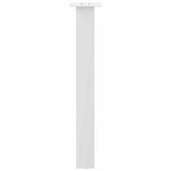 Couchtischbeine 4 Stk. Weiß 72 cm Stahl