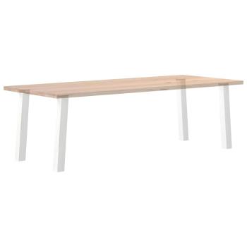 Couchtischbeine 4 Stk. Weiß 72 cm Stahl