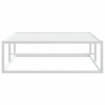 Bettgestell ohne Matratze Weiß 90x200 cm Metall