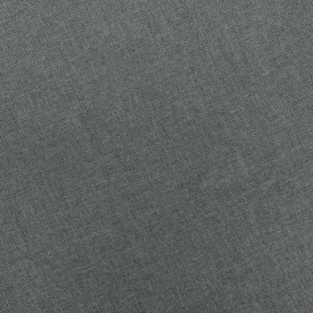 Massagesessel mit Hocker Hellgrau Stoff