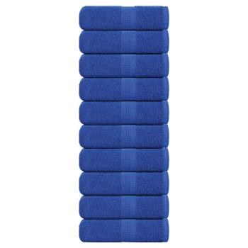 ARDEBO.de - Seiftücher 10 Stk. Blau 30x30 cm 360 g/m² 100% Baumwolle