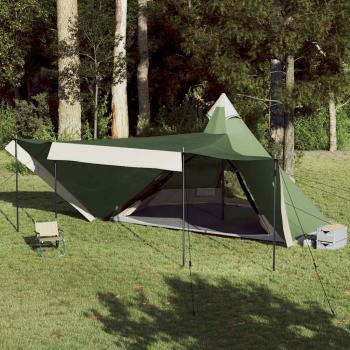 ARDEBO.de - Tipi-Familienzelt 6 Personen Grün Wasserdicht