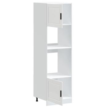 Herdumbauschränke 2 Stk. Porto Weiß Holzwerkstoff