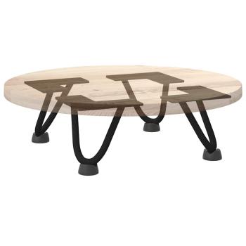 Haarnadelbeine 4 Stk. Schwarz 10 cm Massivstahl