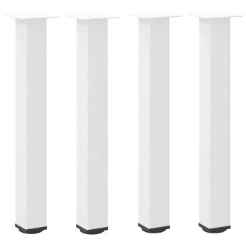 Couchtischbeine 4 Stk. Weiß 72-74 cm Stahl