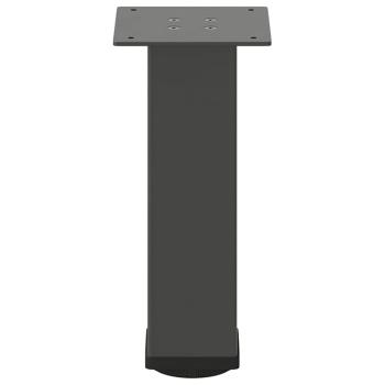 Couchtischbeine 4 Stk. Anthrazit 30-32 cm Stahl