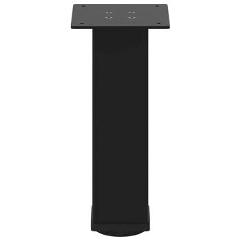 Couchtischbeine 4 Stk. Schwarz 30-32 cm Stahl