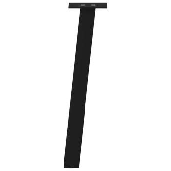 Couchtischbeine 4 Stk. Schwarz 42 cm Stahl