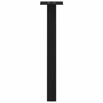 Couchtischbeine 4 Stk. Schwarz 42 cm Stahl