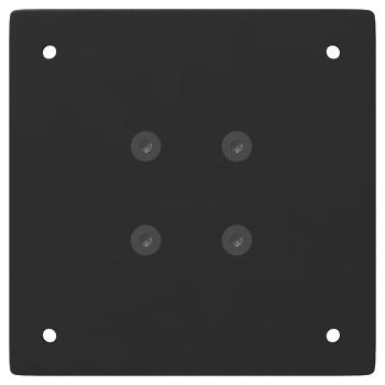 Couchtischbeine 4 Stk. Schwarz 42 cm Stahl