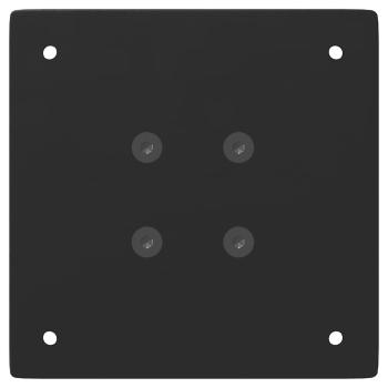 Couchtischbeine 4 Stk. Schwarz 72 cm Stahl
