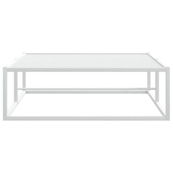 Bettgestell ohne Matratze Weiß 100x200 cm Metall