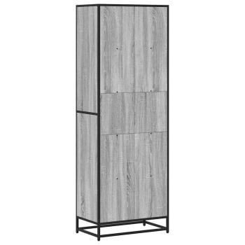Bücherregal Grau Sonoma 60x35x170,5 cm Holzwerkstoff