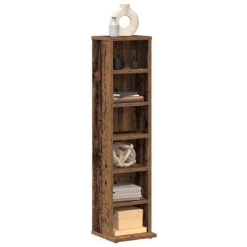 ARDEBO.de - CD-Regal Altholz-Optik 21x20x88 cm Holzwerkstoff
