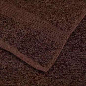 Handtücher 10 Stk. Braun 100x200 cm 360 g/m² 100% Baumwolle