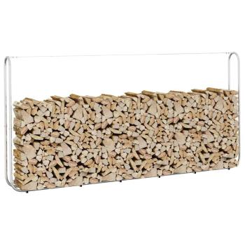 ARDEBO.de - Brennholzregal mit Stahldraht 300x25x150 cm Verzinkter Stahl