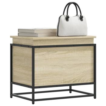 ARDEBO.de - Aufbewahrungsbox mit Deckel Sonoma 60x40x51,5 cm Holzwerkstoff
