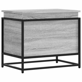 Aufbewahrungsbox mit Deckel Grau Sonoma 60x40x51,5 cm