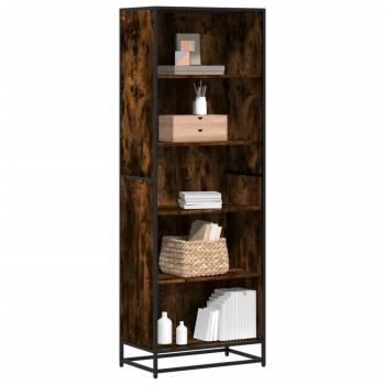 ARDEBO.de - Bücherregal Räuchereiche 60x35x170,5 cm Holzwerkstoff