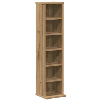 CD-Regal Artisan-Eiche 21x20x88 cm Holzwerkstoff