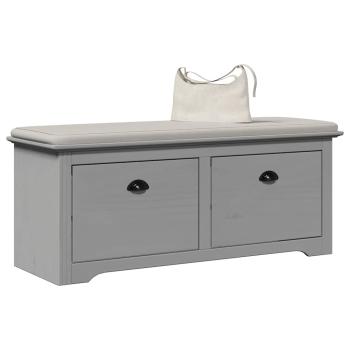 ARDEBO.de - Flurbank BODO Grau 114x40x45 cm