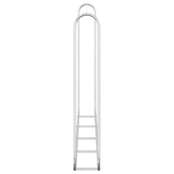 Brennholzregal mit Stahldraht 250x25x150 cm Verzinkter Stahl