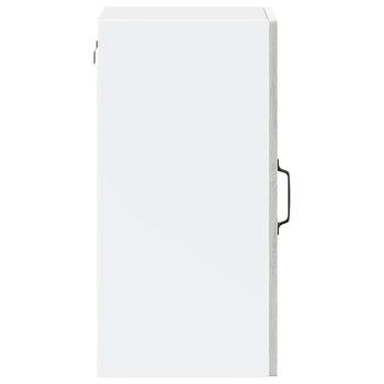 Küchen-Hängeschrank mit Glastür Porto Grau Sonoma