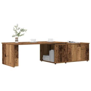 ARDEBO.de - Couchtisch Altholz-Optik 150x50x35 cm Holzwerkstoff