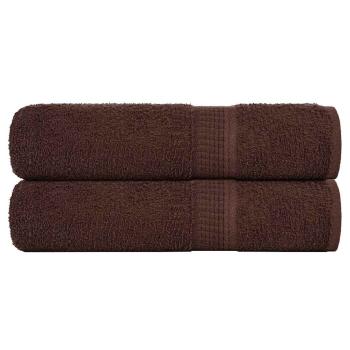 Duschtücher 2 Stk. Braun 70x140 cm 360 g/m² 100% Baumwolle