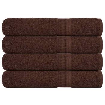 ARDEBO.de - Saunatücher 4 Stk. Braun 80x200 cm 360 g/m² 100% Baumwolle