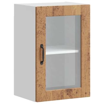 Küchen-Hängeschrank mit Glastür Porto Altholz-Optik