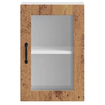 Küchen-Hängeschrank mit Glastür Porto Altholz-Optik