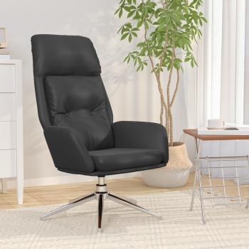 ARDEBO.de - Relaxsessel Schwarz Echtleder