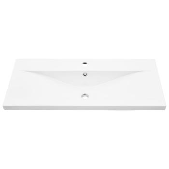 4-tlg. Badmöbel-Set Betongrau Holzwerkstoff