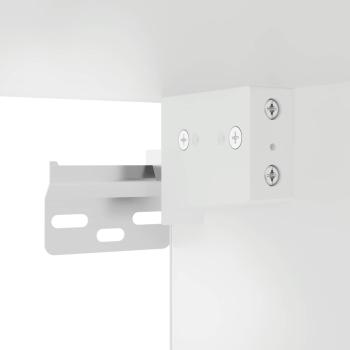 Küchen-Hängeschrank mit Glastür Porto Braun Eichen-Optik