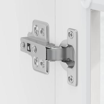 Küchen-Hängeschrank mit Glastür Porto Hochglanz-Weiß