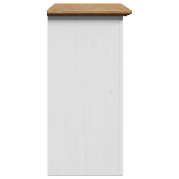 Bad-Wandschrank BODO Weiß und Braun 44x30x60 cm
