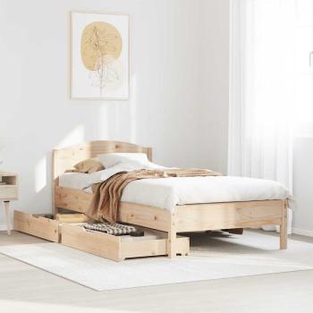 ARDEBO.de - Massivholzbett ohne Matratze 90x200 Kiefernholz